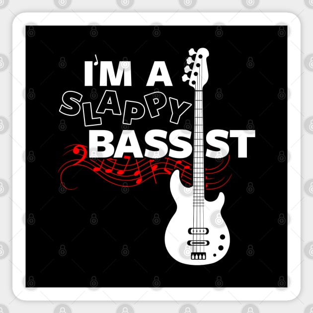 Funny Bassist Bass Player Bass Guitarist Clever Musician Band Slogan Sticker by BoggsNicolas